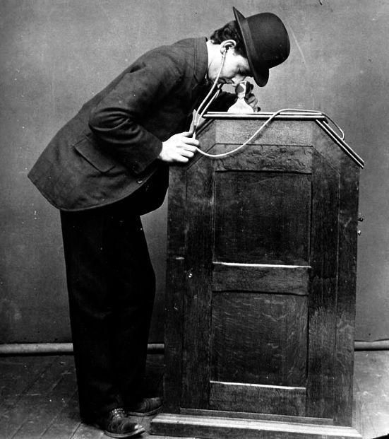 Annee 1891 edison presente son kinetoscope