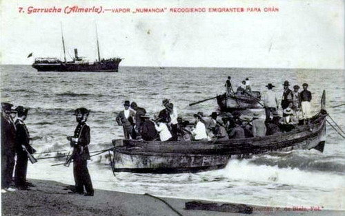 Embarquement des espagnoils pres almeria 1