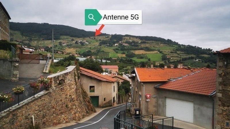 Photo st romain avec emplacement antenne relais a la cordeliere