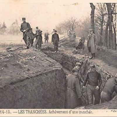 Annees 1917 tranchees