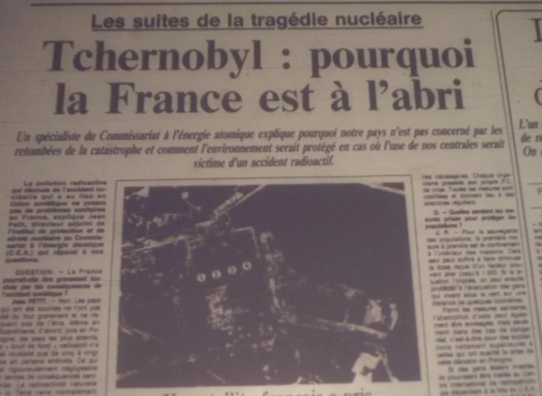 Article presse tchernobyl 1986