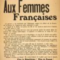 Avis aux femmes francaise