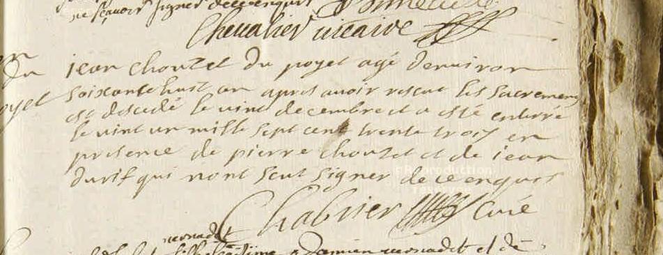 Chouzet jean sosa 868 deces 20 decembre 1733 st just de baffie