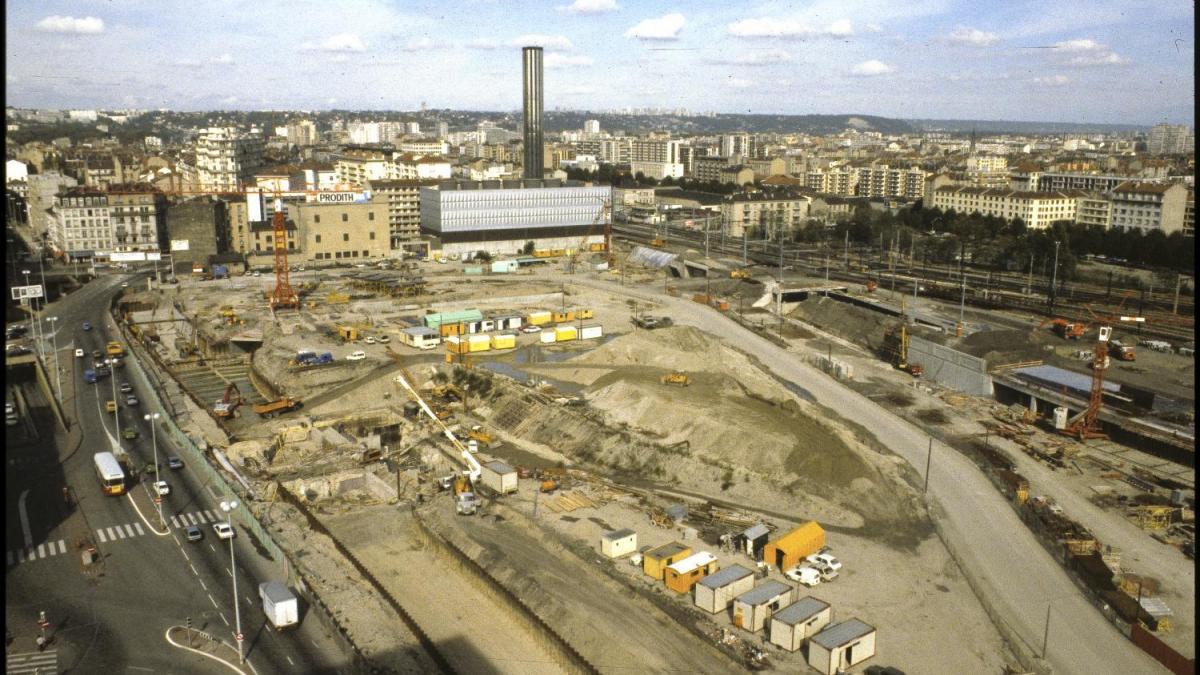 Construction gare de la part dieu