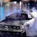 Machine a explorer le temps delorean retour vers futur