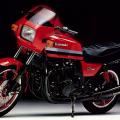 Moto gpz 1100 kawazaki 1982 rouge