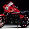 Moto gpz 1100 kawazaki 1982 rouge