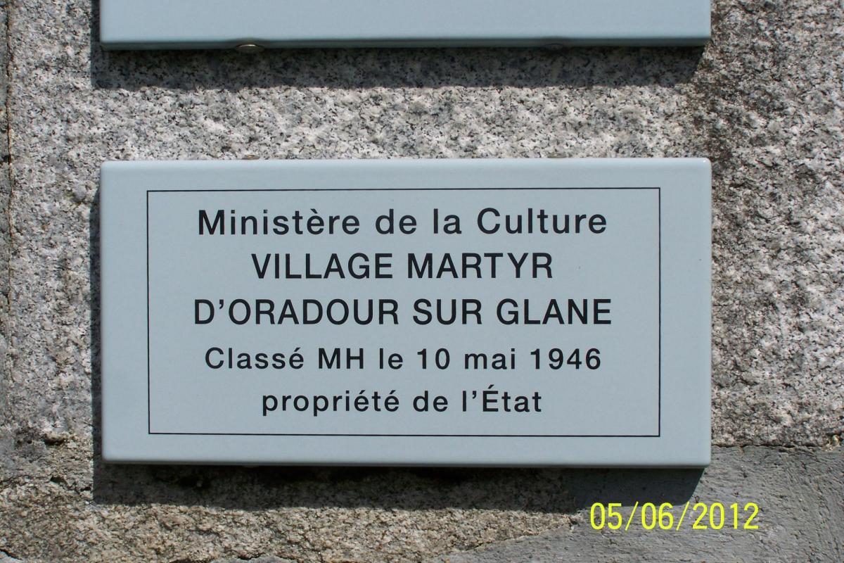 Oradour sur glane 6 mai 2012 10