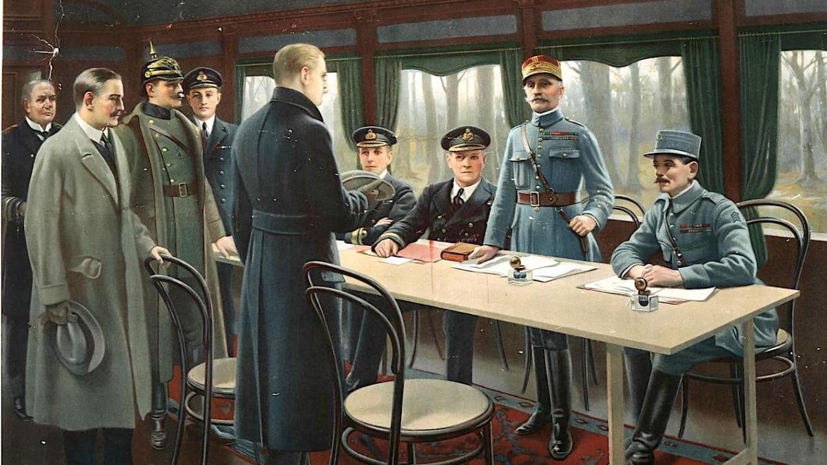 Signature train retonde 11 novembre 1918 bis